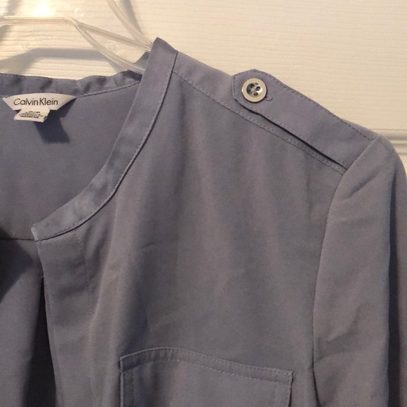 Calvin Klein button down blouse - Picture 3 of 5